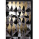 Overprint Black Luxe Art, Set Of 2